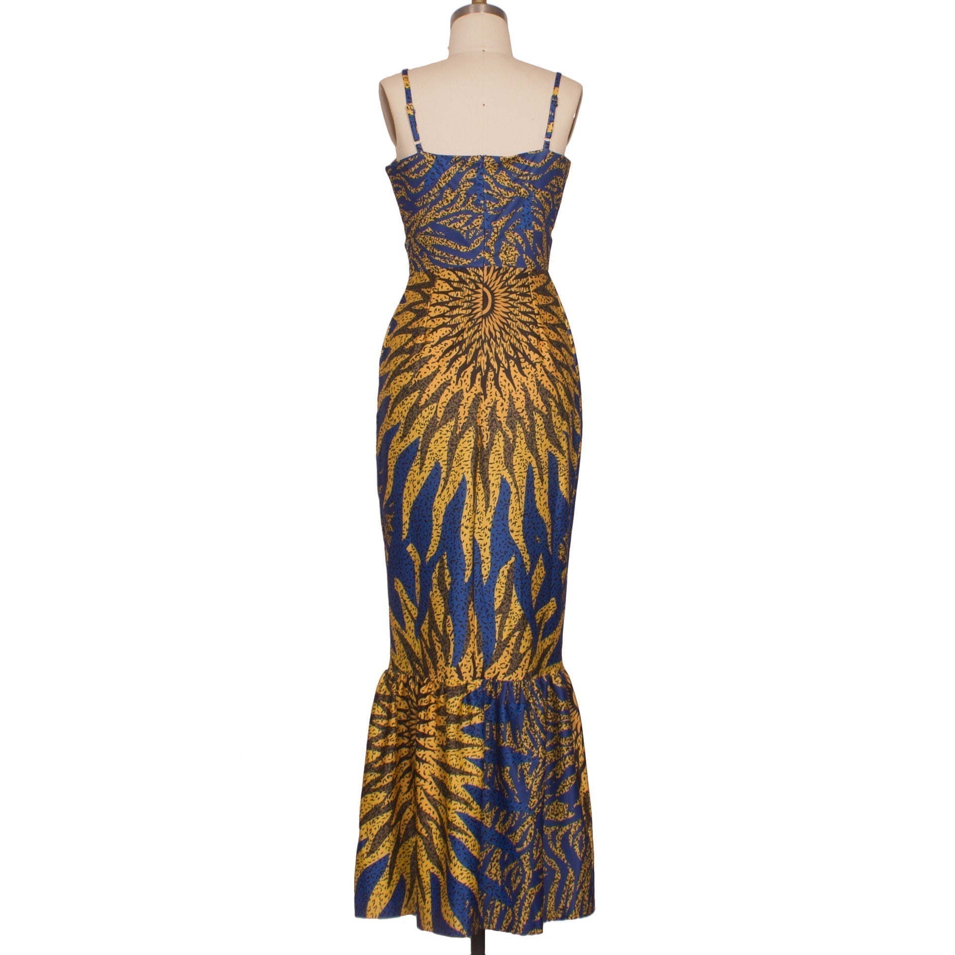 Lala - Meerjungfrau-Kleid mit Druck und Trägern