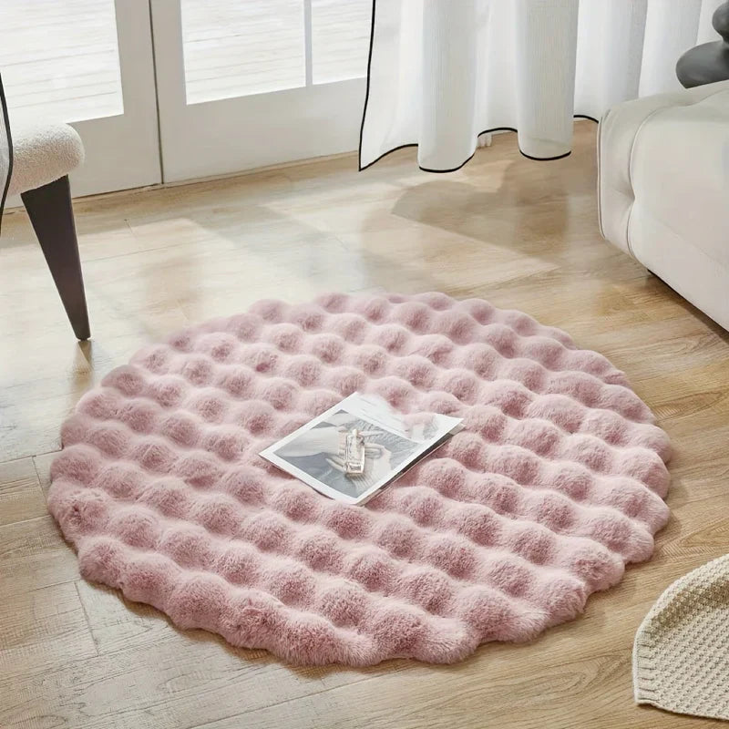 EmberCircle - Warm und eleganter runder Teppich