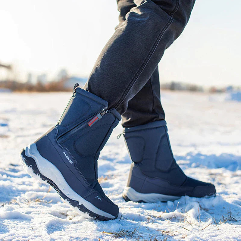 Alfred - Trendy Schneeschuhe aus Mesh mit halbhohem Schaft