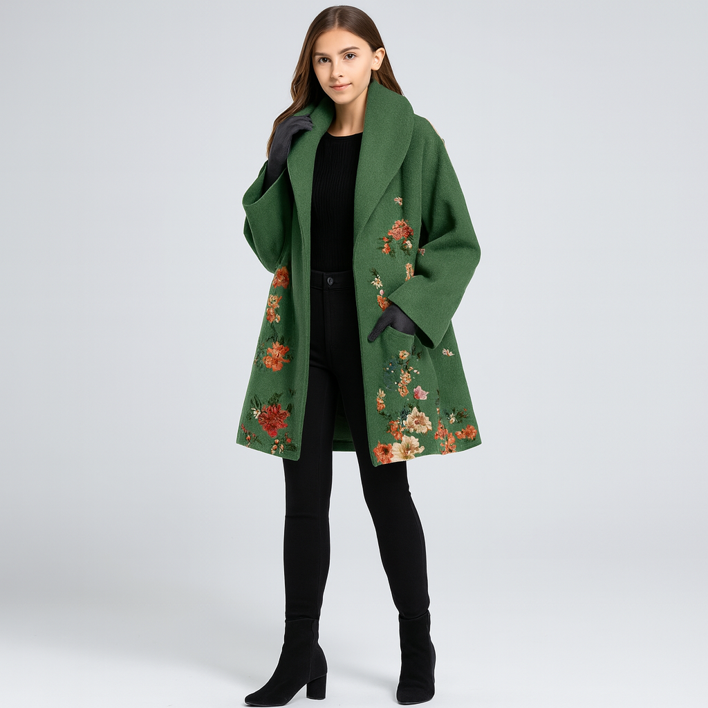 Alverra | Eleganter Tweed-Blazer in Übergröße