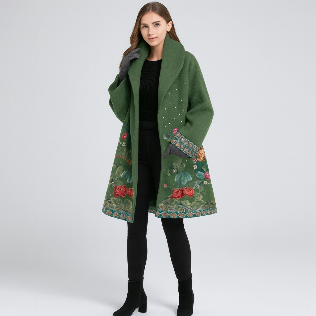 Alverra | Eleganter Tweed-Blazer in Übergröße