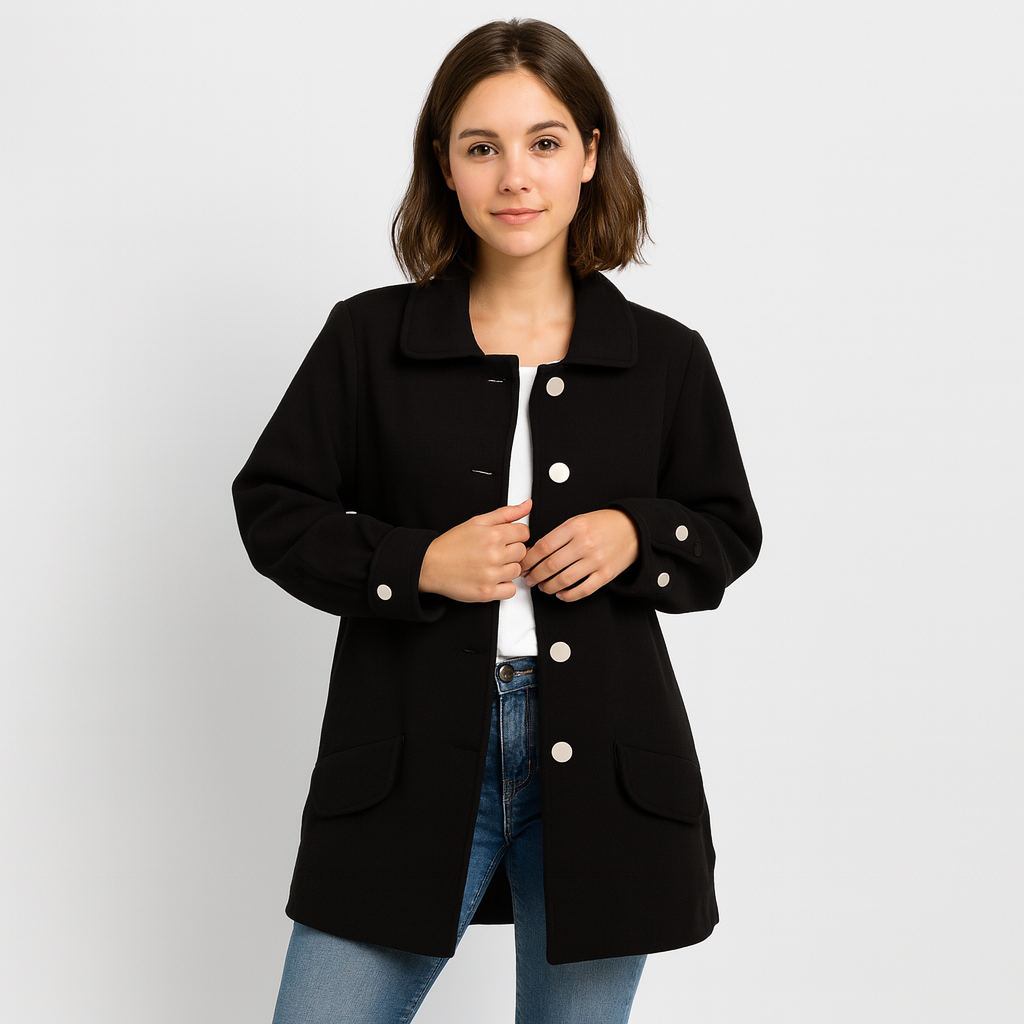 Amelie | Eleganter Wollmantel