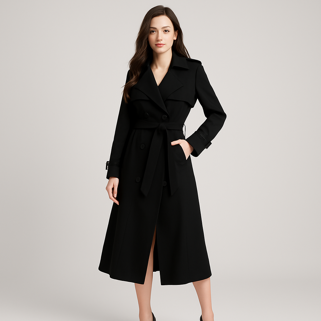 Beatrice | Zeitloser Trenchcoat mit Gürtel