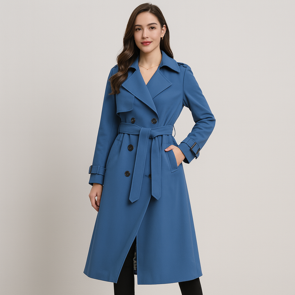 Beatrice | Zeitloser Trenchcoat mit Gürtel