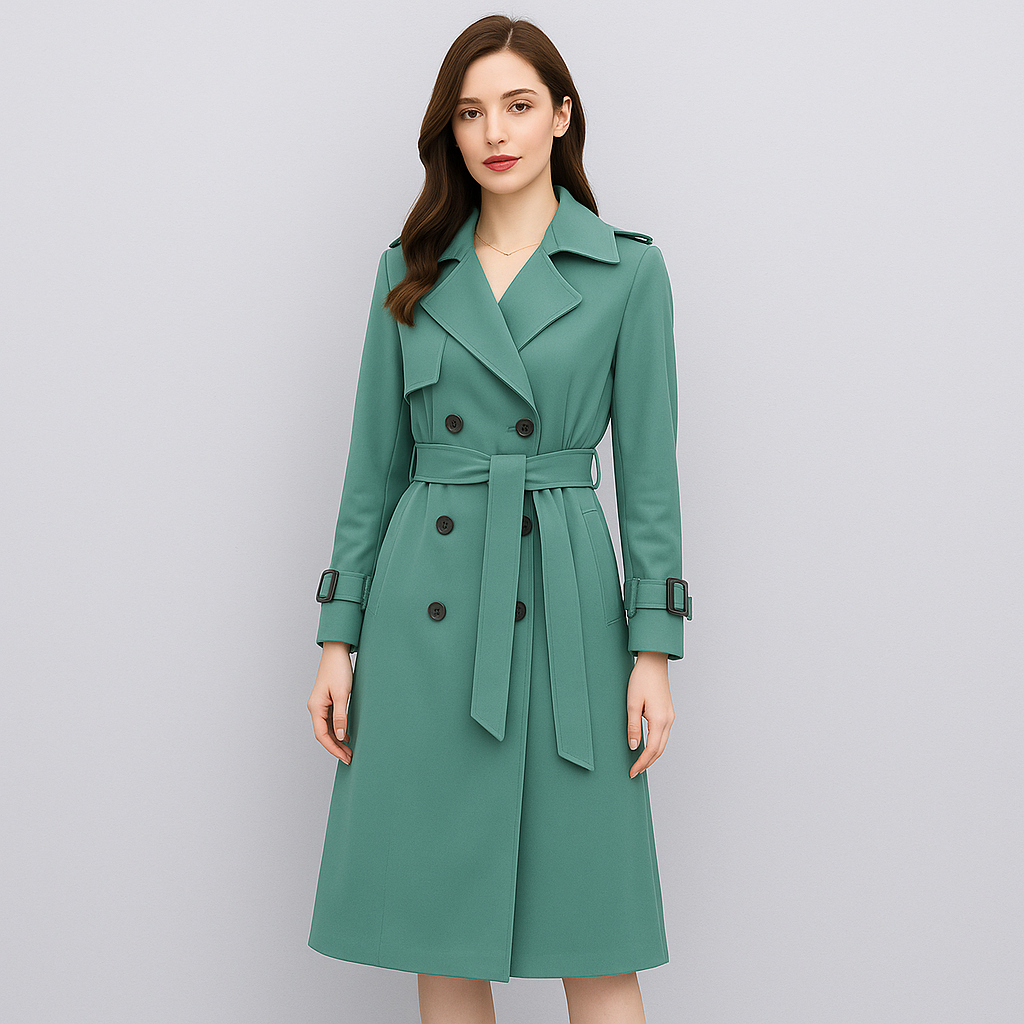 Beatrice | Zeitloser Trenchcoat mit Gürtel