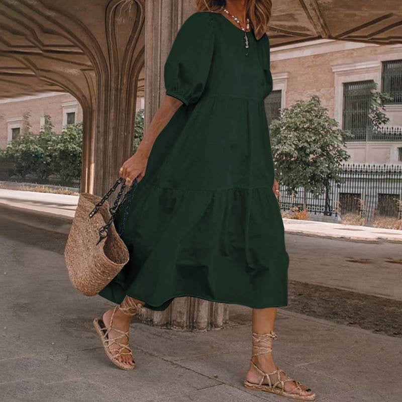Lyndsy - Boho lässiges Strandkleid