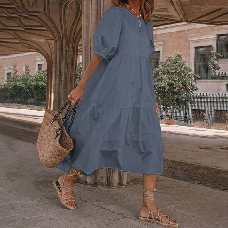 Lyndsy - Boho lässiges Strandkleid