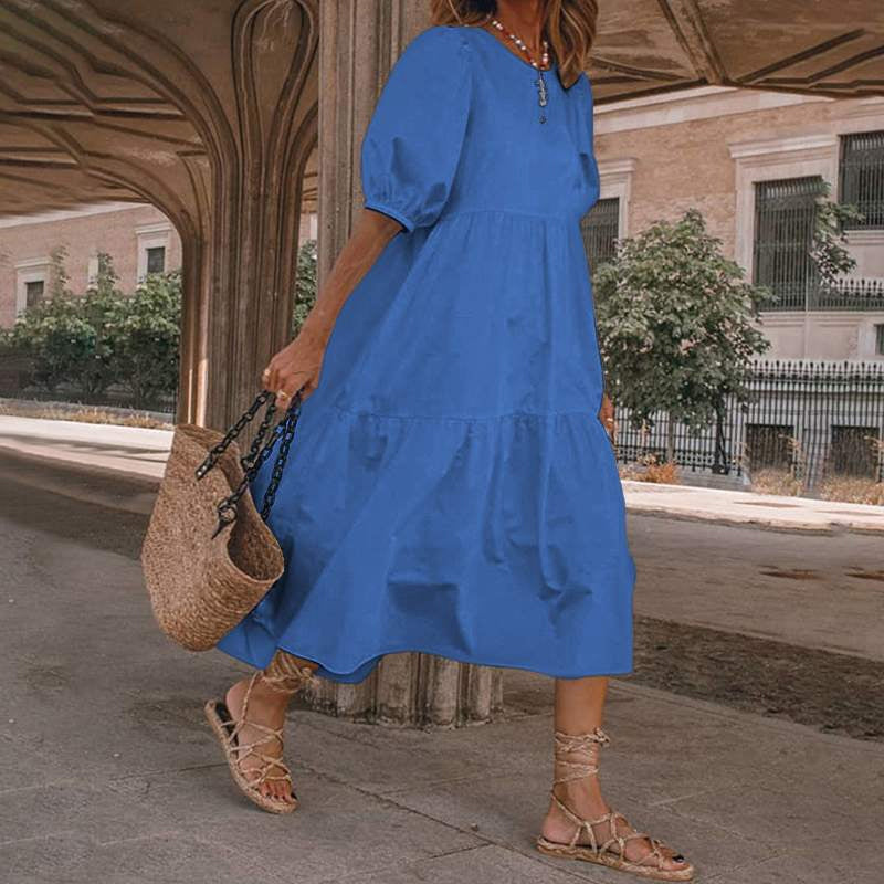 Lyndsy - Boho lässiges Strandkleid