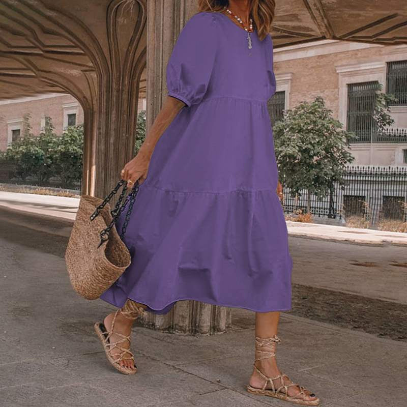 Lyndsy - Boho lässiges Strandkleid