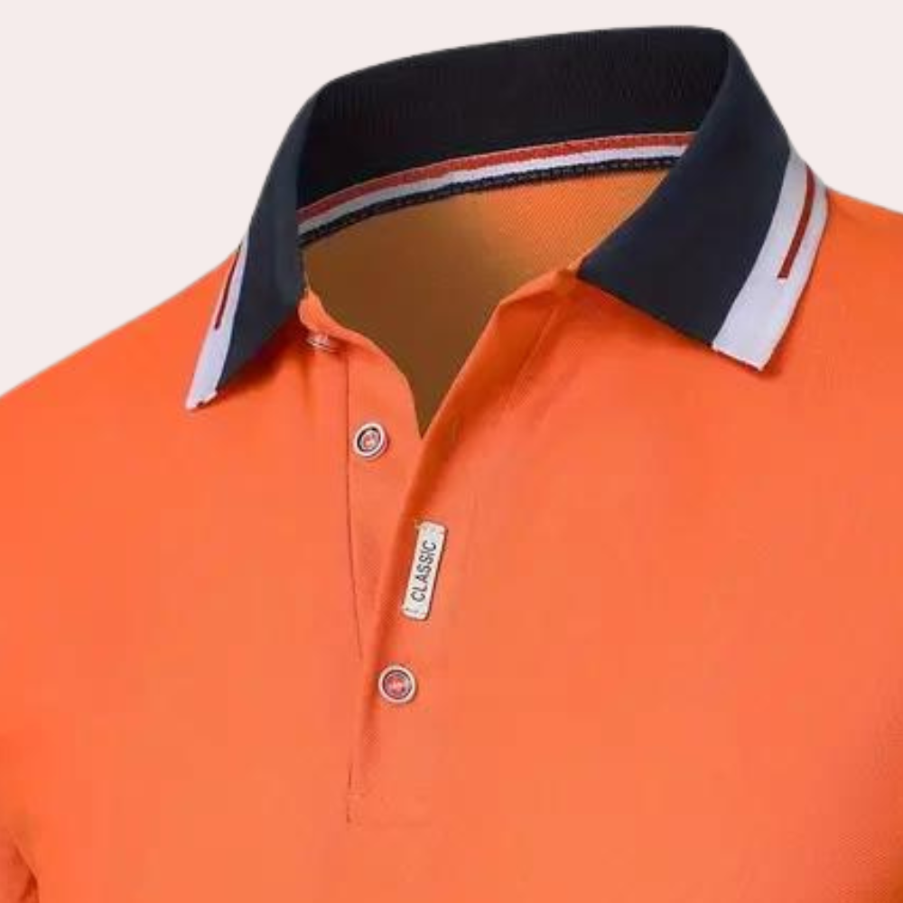 Felix-Fitted Kurzarm-Poloshirt