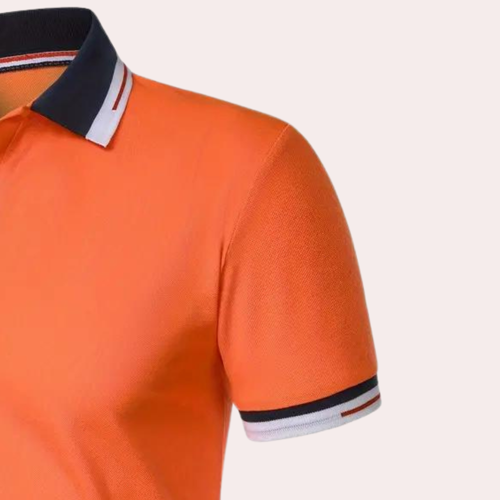 Felix-Fitted Kurzarm-Poloshirt