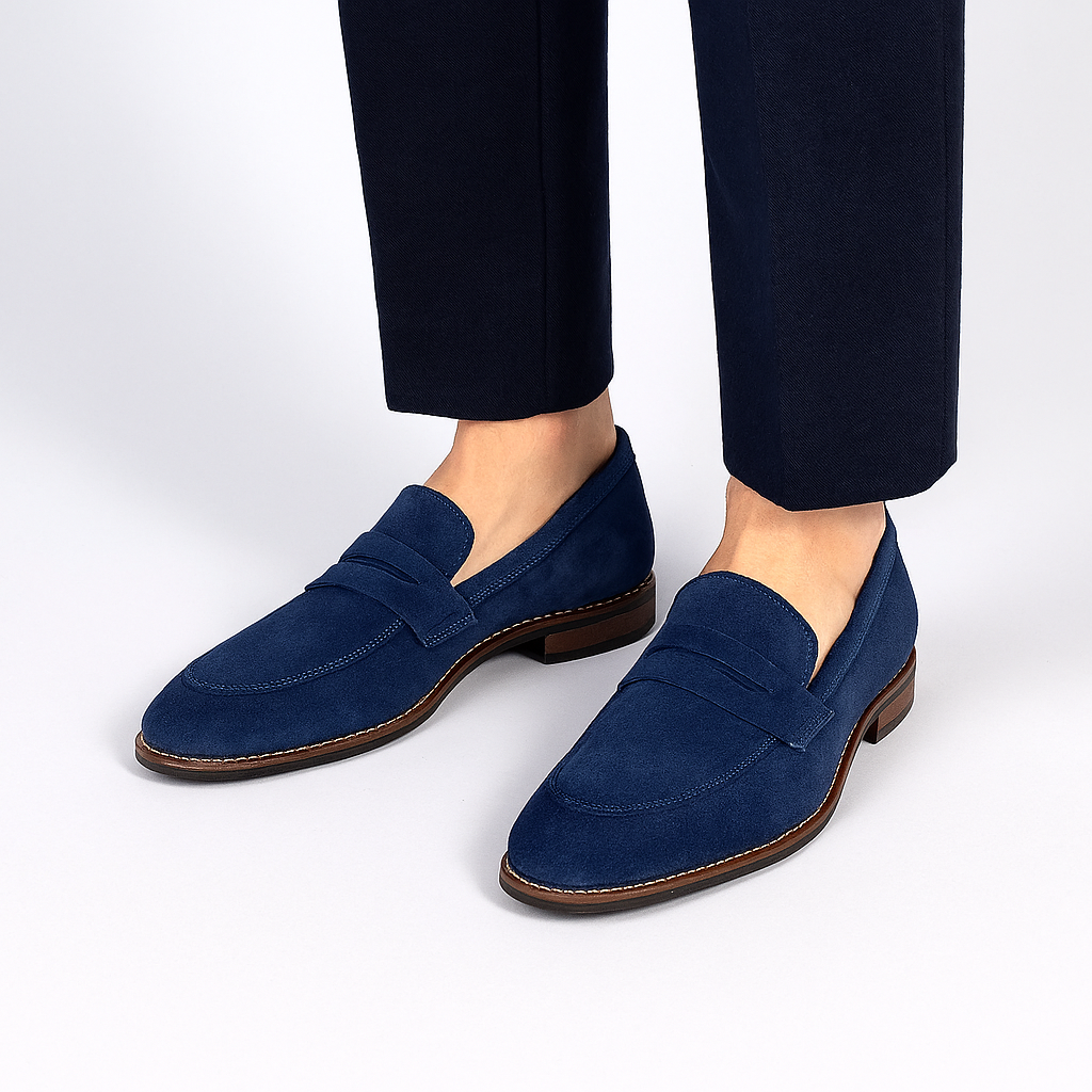 Jameson Wildleder-Loafer für Herren – Weiche Slip-On-Freizeitschuhe