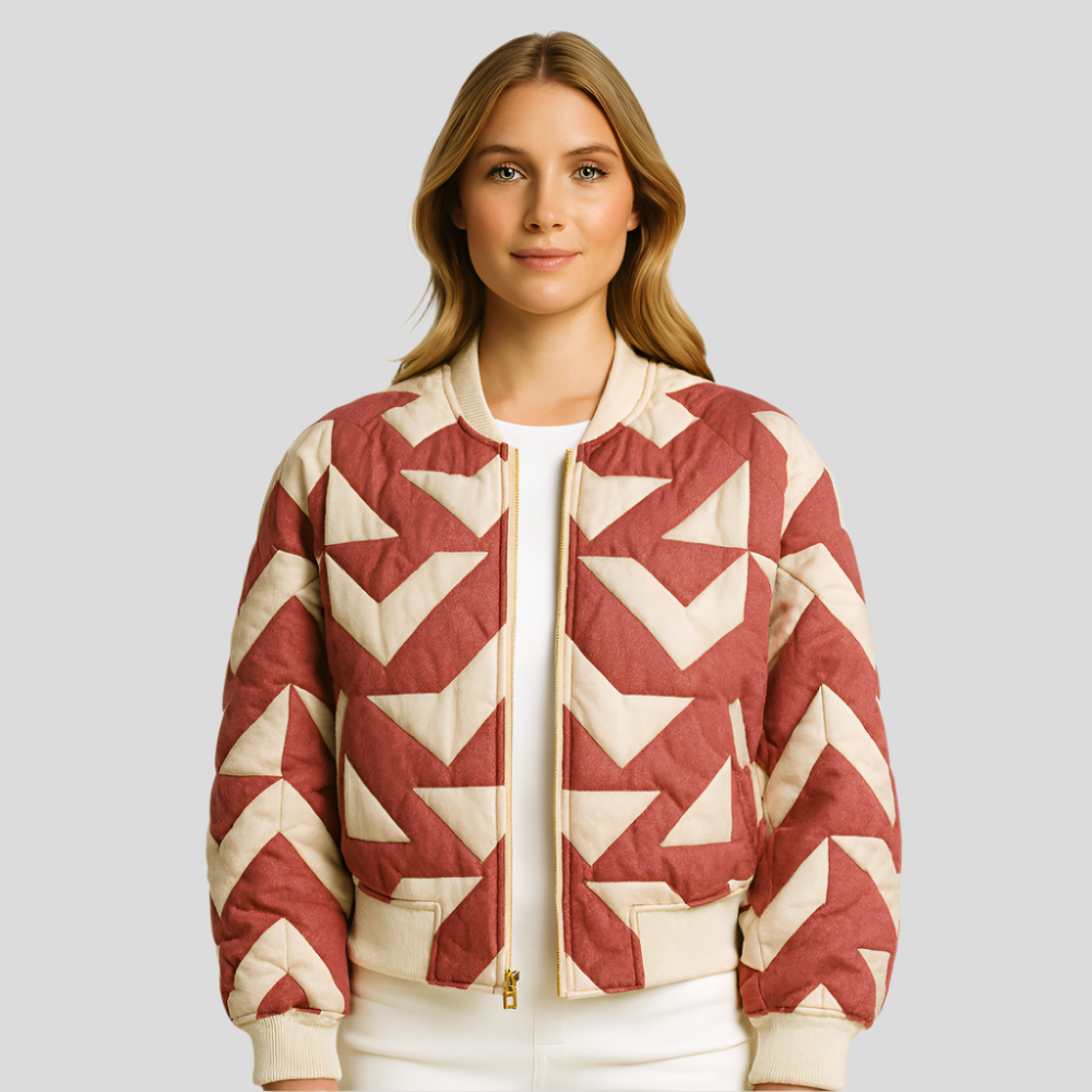 Farbenfrohe Mid-Season Damenjacke – Leicht und Blickfangend