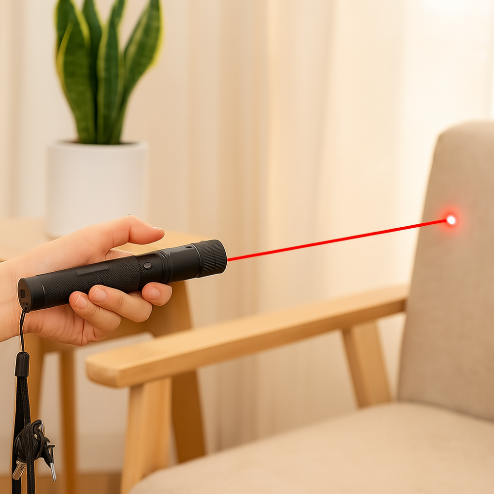ChaseLight - Interaktives Handlaserpointer-Spielzeug für Katzen