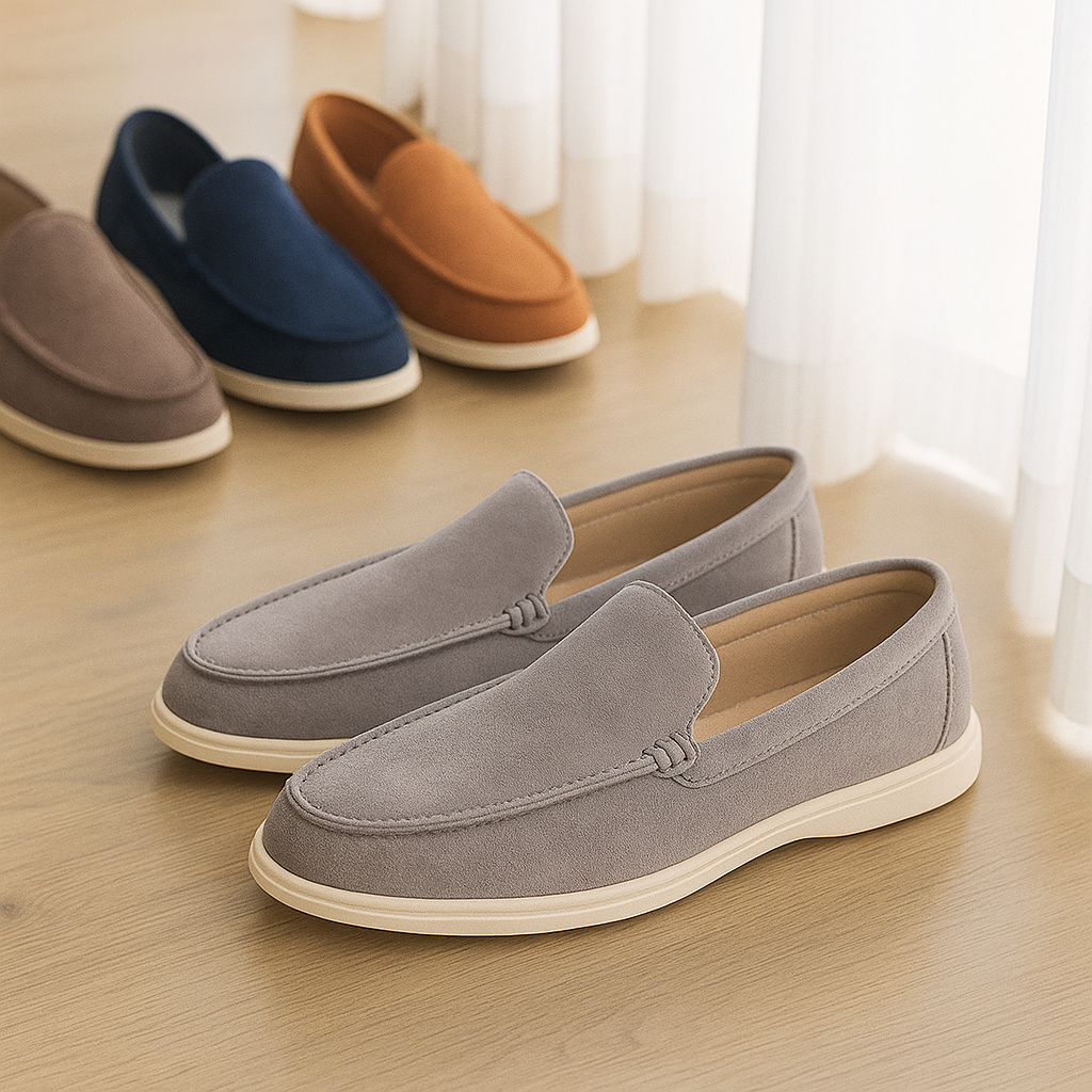 Bruno Classic Wildleder-Loafer – Handgefertigte Herren-Slipper