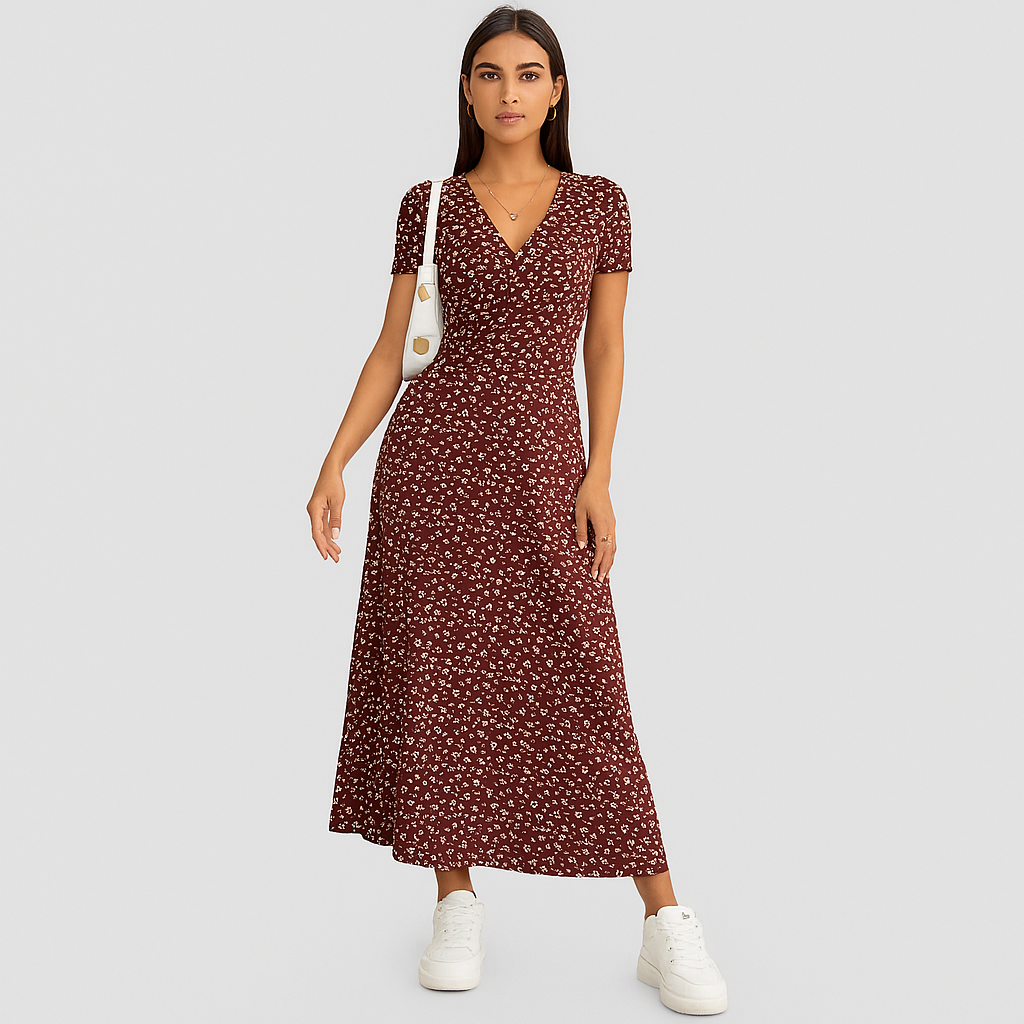 Lange Robe – Elegante und fließend für Sommertage