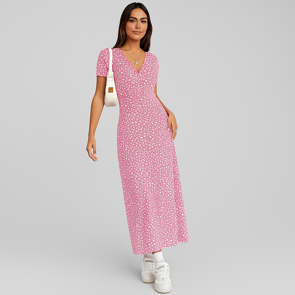Lange Robe – Elegante und fließend für Sommertage