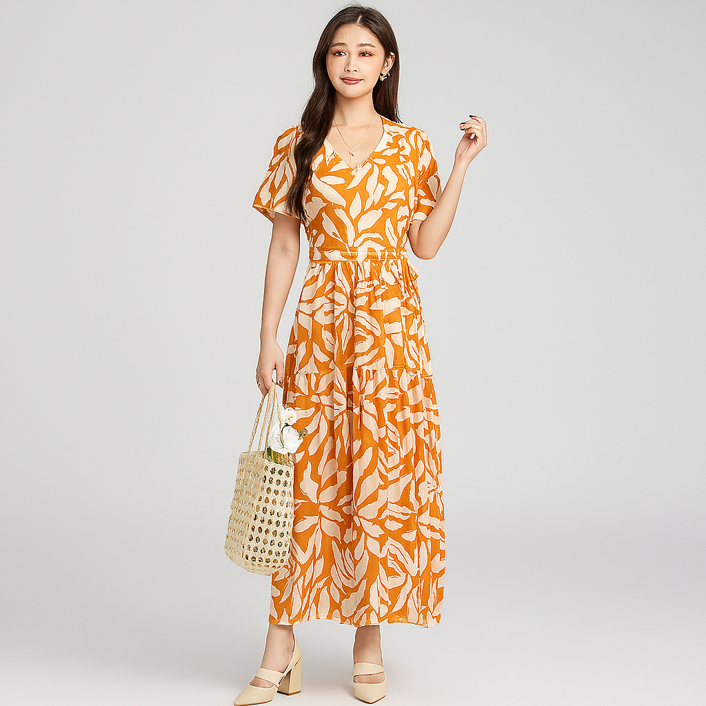 Maxikleid – Auffälliger Schnitt für Sommeranlässe
