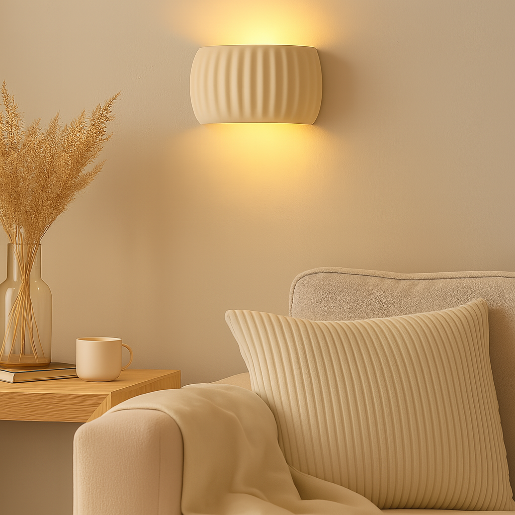 Lumavéa - Elegante Wandleuchte - mit künstlerischer welliger Silhouette