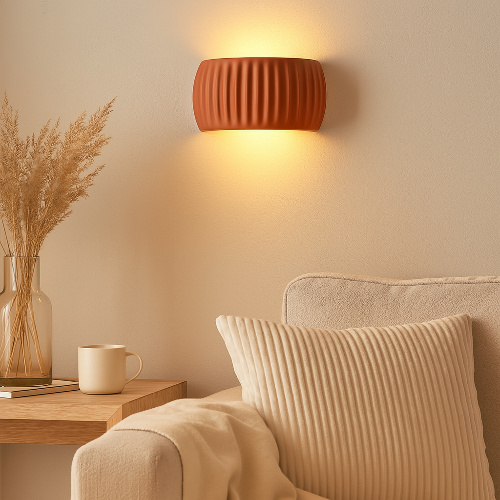 Lumavéa - Elegante Wandleuchte - mit künstlerischer welliger Silhouette