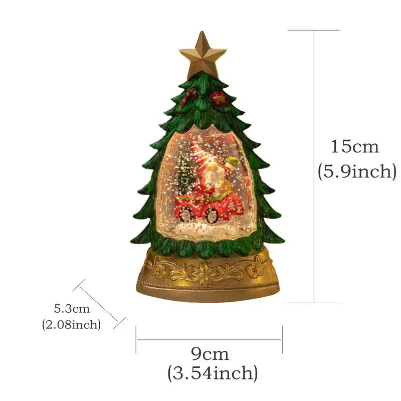 Weihnachts-Kristallkugel Schneeflocken-Licht