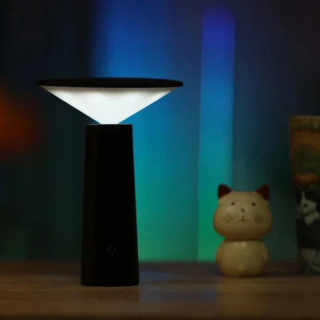LumiFlex – Verstellbare drahtlose Tischlampe mit 360° Rotation
