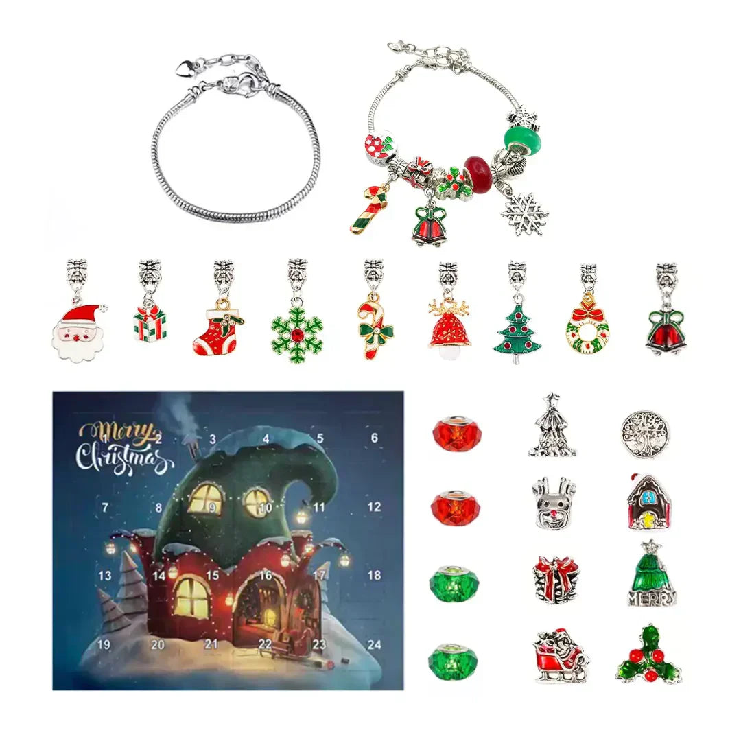 DIY Weihnachtskalender Armband Set