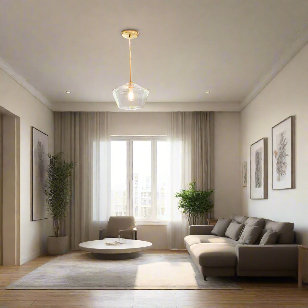 LumaGlow - Elegante Pendelleuchte aus klarem Glas