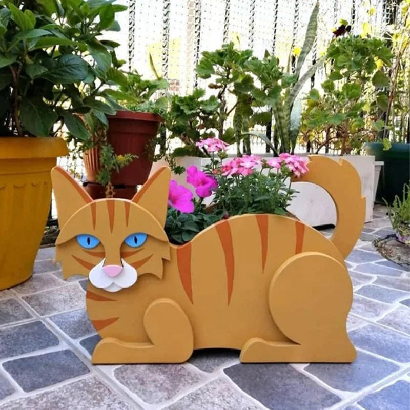 Purrfect Pflanzenkästen – DIY katzenförmige Blumentöpfe