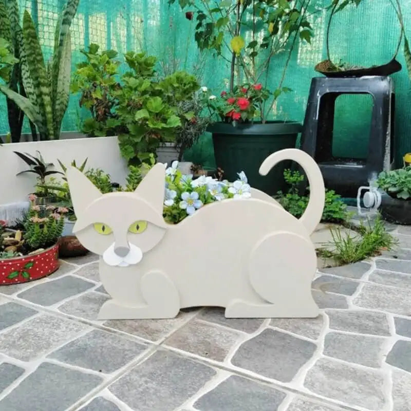 Purrfect Pflanzenkästen – DIY katzenförmige Blumentöpfe