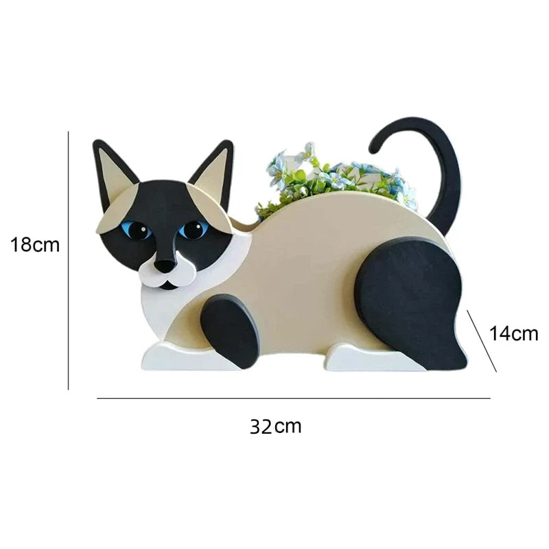 Purrfect Pflanzenkästen – DIY katzenförmige Blumentöpfe