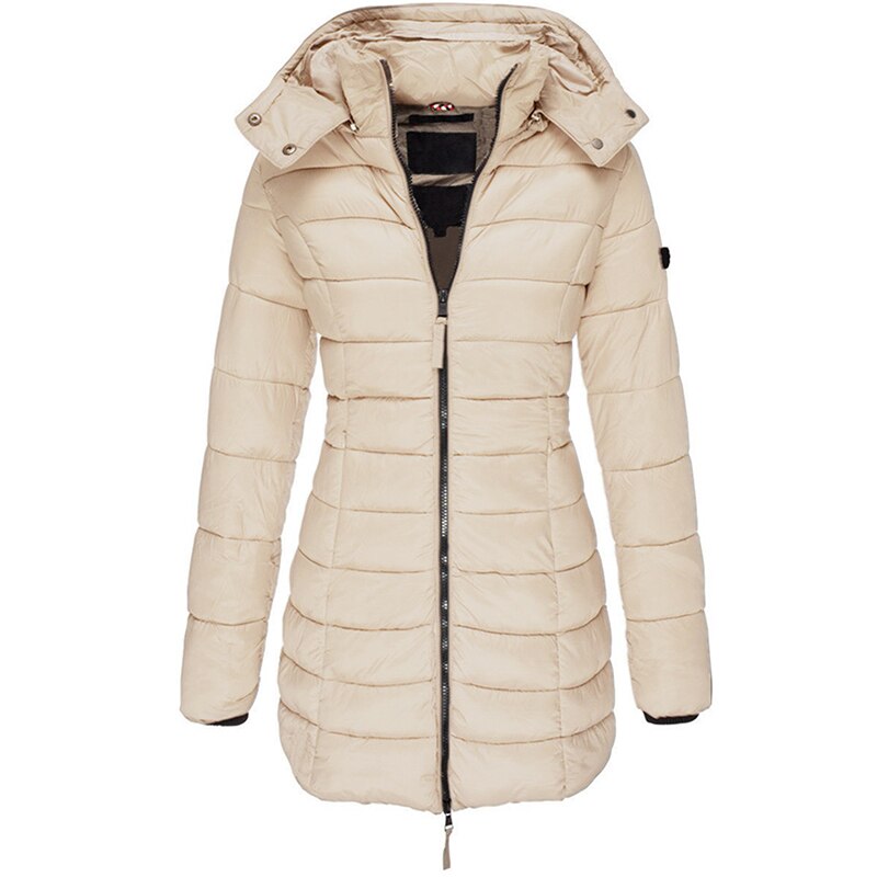 Dorthe - Bequeme Jacke mit Kapuze und Reißverschluss