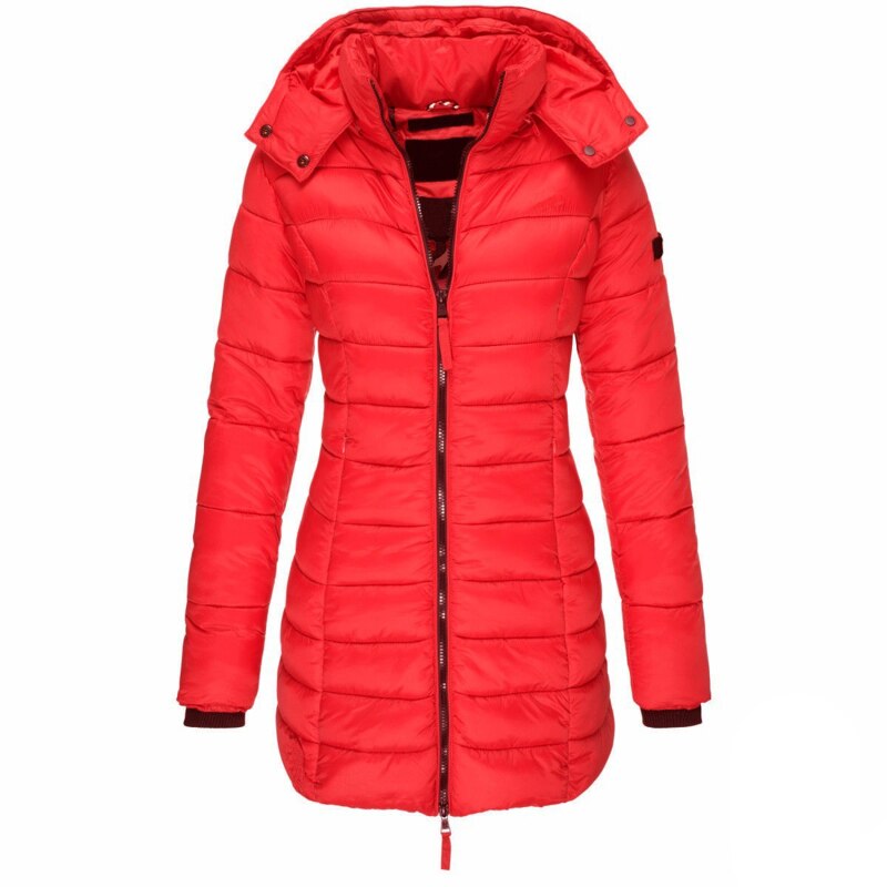 Dorthe - Bequeme Jacke mit Kapuze und Reißverschluss