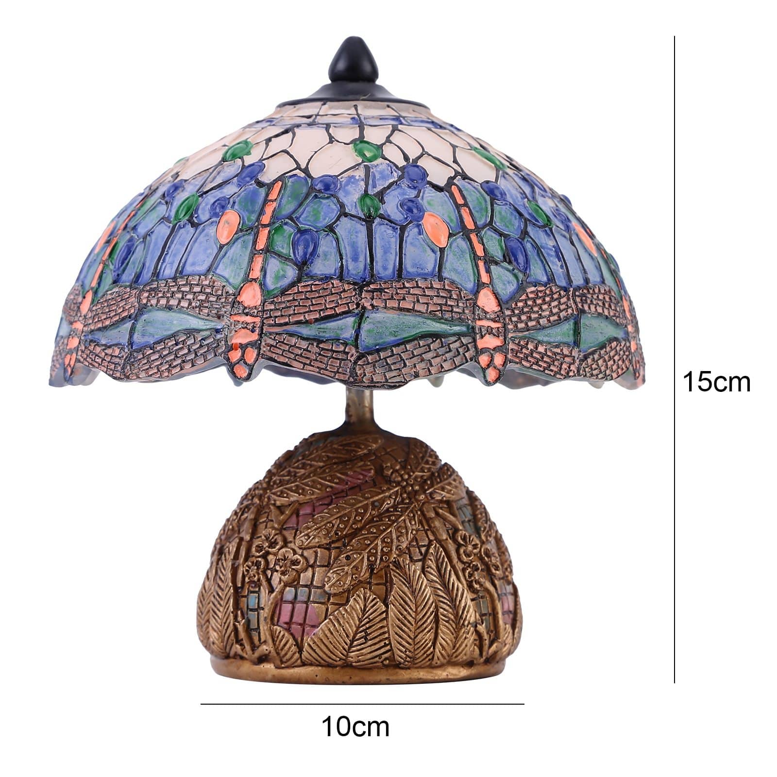 DracoGlow - Künstlerischer Libellen-Tischlampe