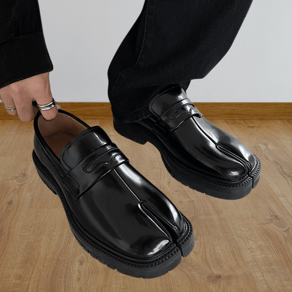 Kevin - Elegante Schuhe mit gespaltenem Zehenbereich und dicker Sohle