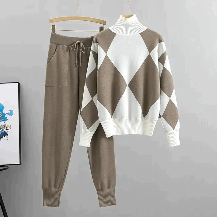 Vera - Modisches Sweater- und Hosen-Set
