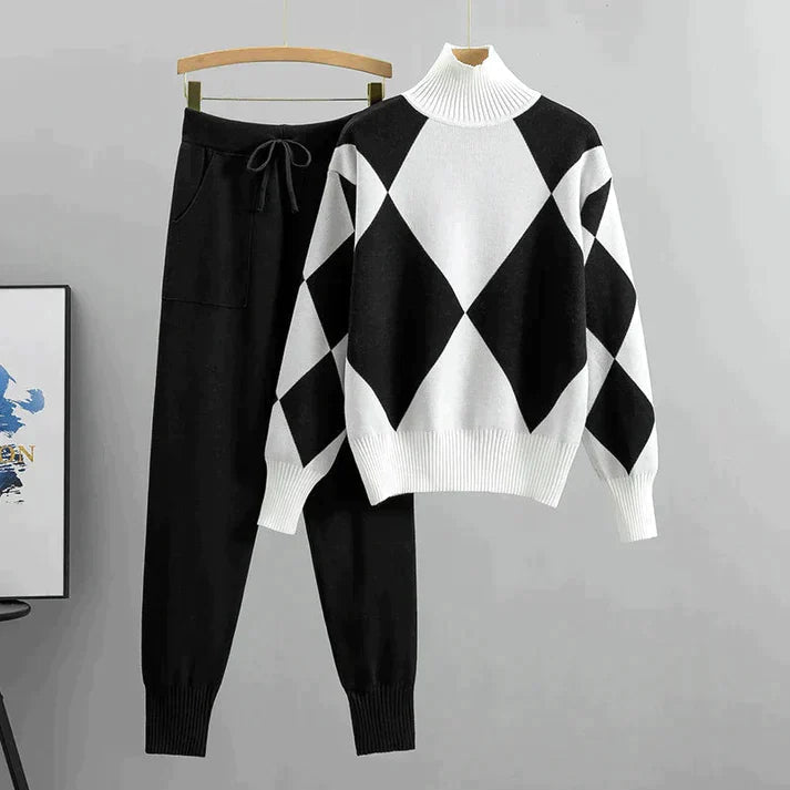 Vera - Modisches Sweater- und Hosen-Set