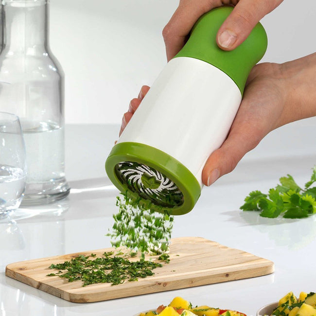 Grindora - Scharfe Kräutermühle für frische Kräuter und Gewürze