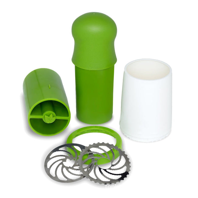 Grindora - Scharfe Kräutermühle für frische Kräuter und Gewürze