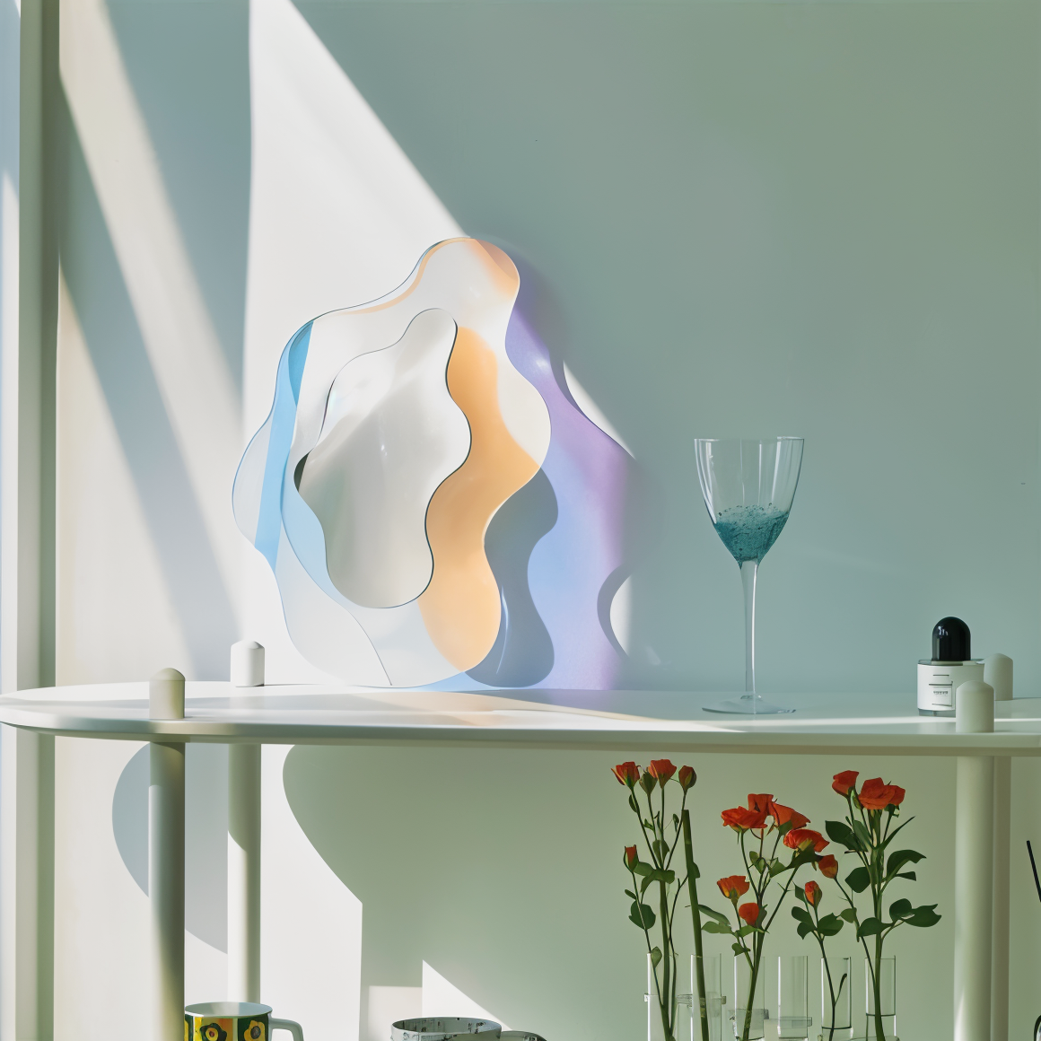 Miruva - Moderner geometrischer Spiegel