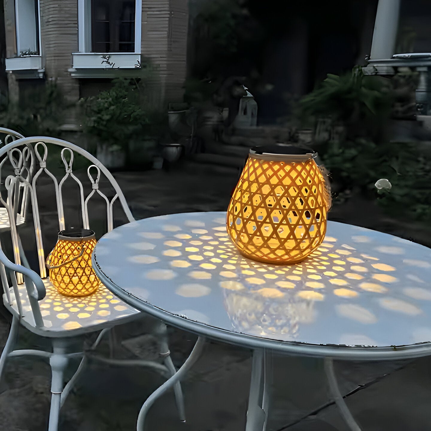 Solara – Gewebte Solar Gartenlaterne