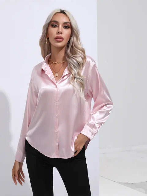 Esther - Elegante Bluse aus Satin