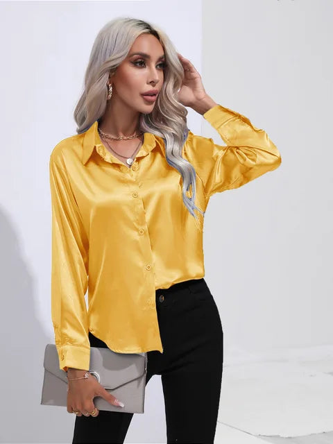 Esther - Elegante Bluse aus Satin