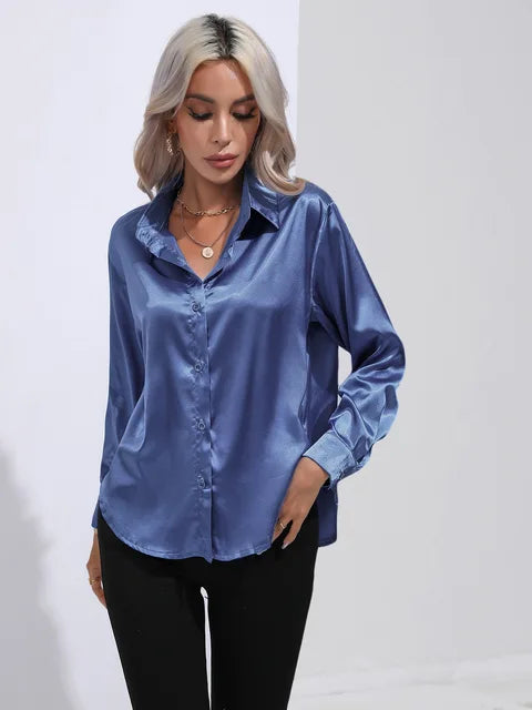Gina Satin Bluse
