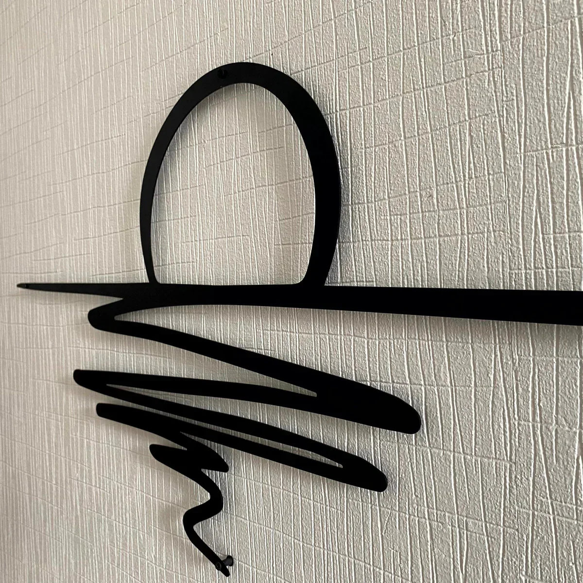 SereneSwirl - Moderne minimalistische Wandkunst für stilvolle Räume