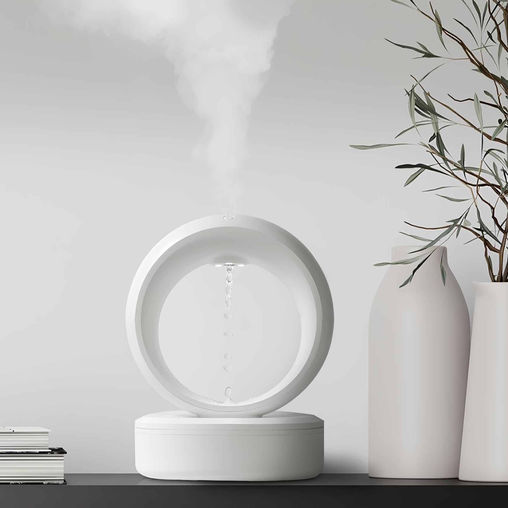 Vaporis - 2-in-1 USB-betriebene Ringleuchte mit Luftbefeuchter