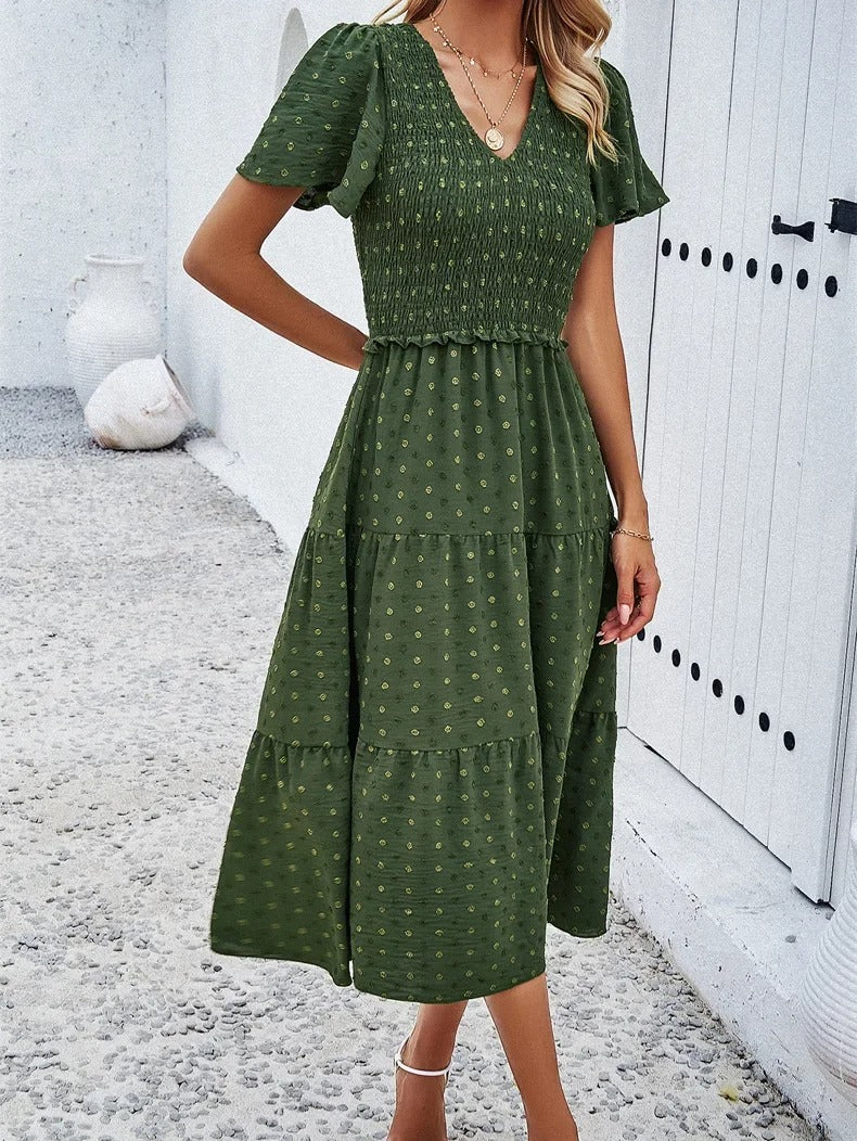 Kirsten - schicke Midi-Kleid