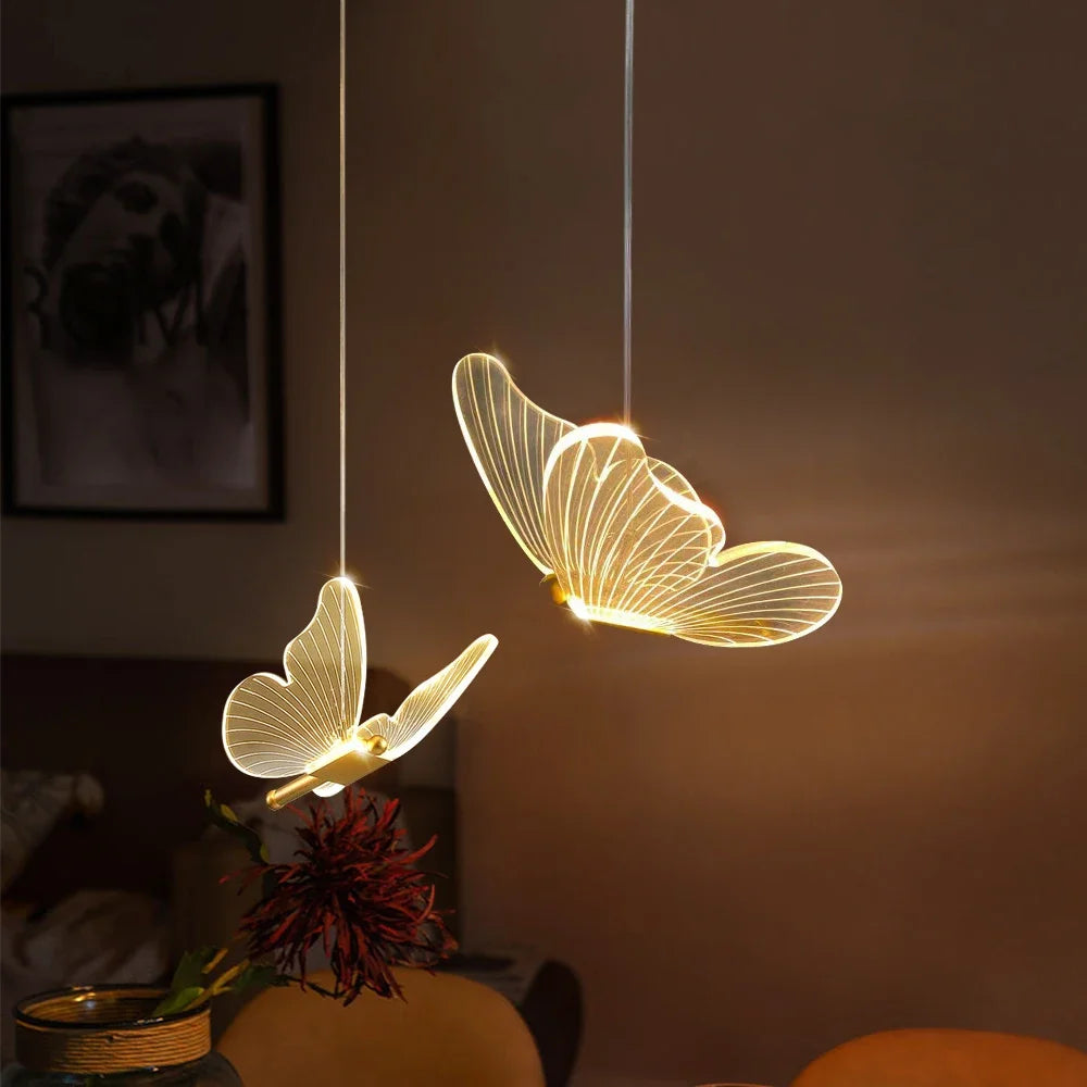 LumiFly - Elegante Schmetterling LED-Hängeleuchten