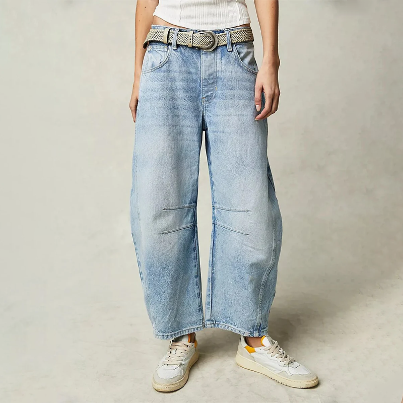 Ella | Ästhetische Jeans mit weitem Bein