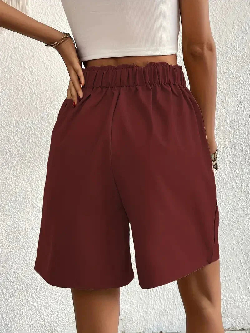 Nanna - Shorts aus Leinen mit hoher Taille